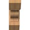 Ekena Millwork Funston Slat Smooth Bracket w/ Offset Brace, Western Red Cedar, 7 1/2"W x 20"D x 20"H BKT0806X20X20FST06SWR - alternate 2